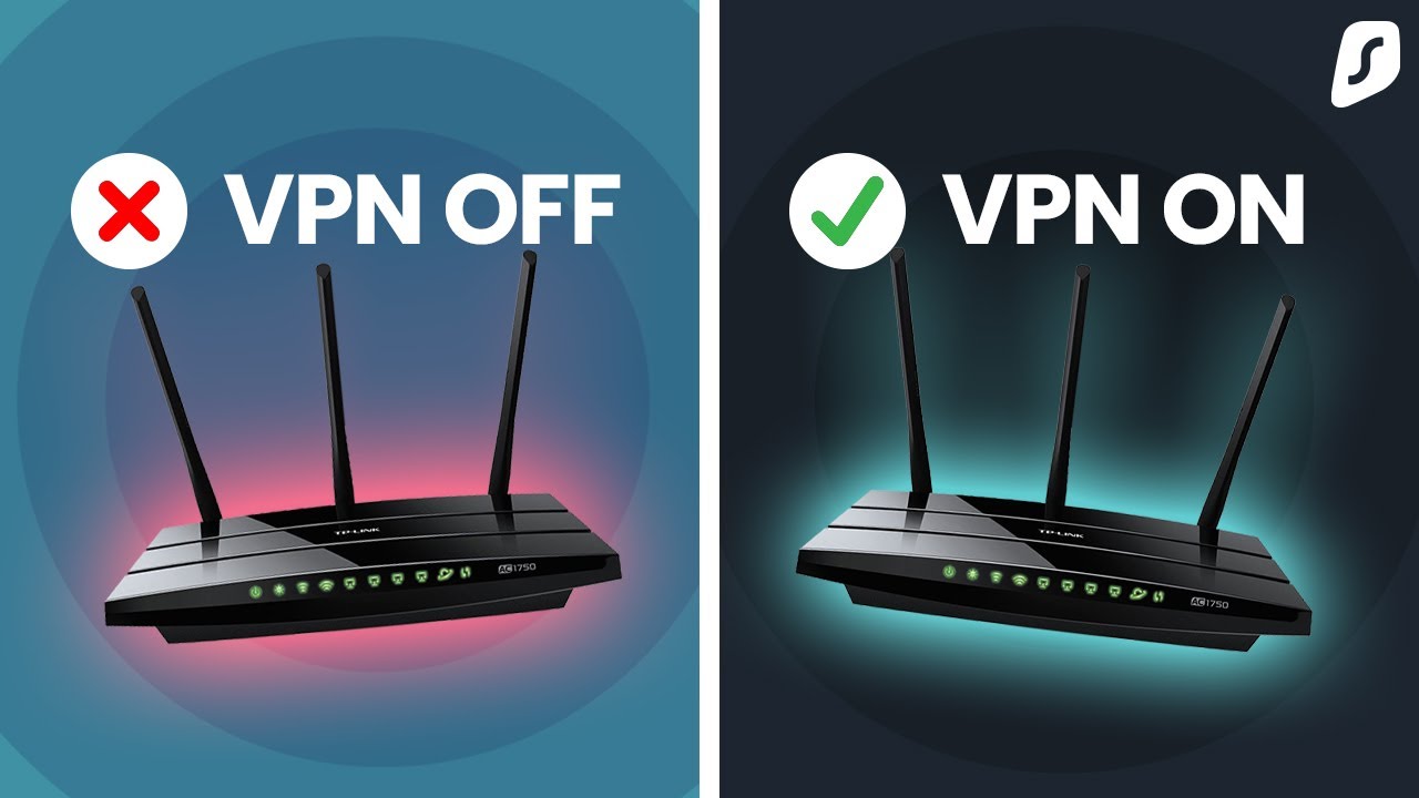 mężczyzna w kawiarni internetowej pracujący na laptopie z ikoną VPN i kłódki na ekranie