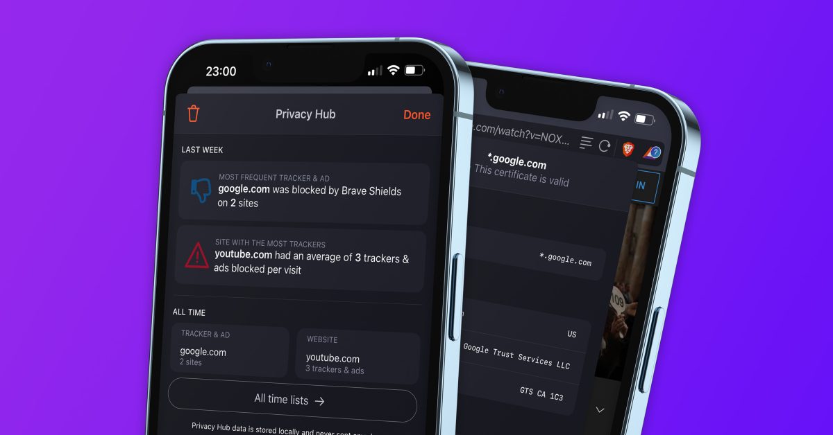 ochrona przed cyfrowym odciskiem przeglądarki w ustawieniach Brave